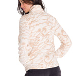 Polar Manga Larga Mujer W Polar Fleece Half Snap Po Beige Cat