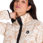 Polar Manga Larga Mujer W Polar Fleece Half Snap Po Beige Cat
