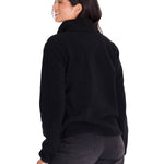 Polar Manga Larga Mujer W Polar Fleece Half Snap Po Negro Cat