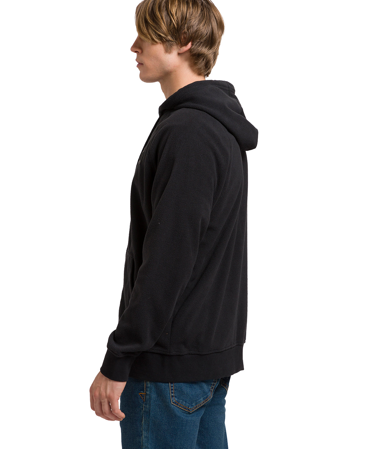 Polar Hombre Microfleece Full Zip Negro Abstracto Splatter Paint Aop2 CAT