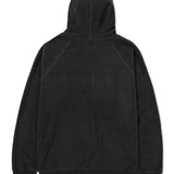 Polar Manga Larga Unisex Microfleece Full Zip Hoodie Negro Cat