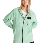 Polerón Unisex Microfleece Full Zip Verde CAT