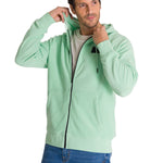 Polerón Unisex Microfleece Full Zip Verde CAT