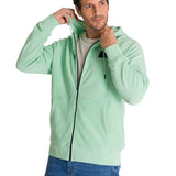 Polerón Unisex Microfleece Full Zip Verde CAT