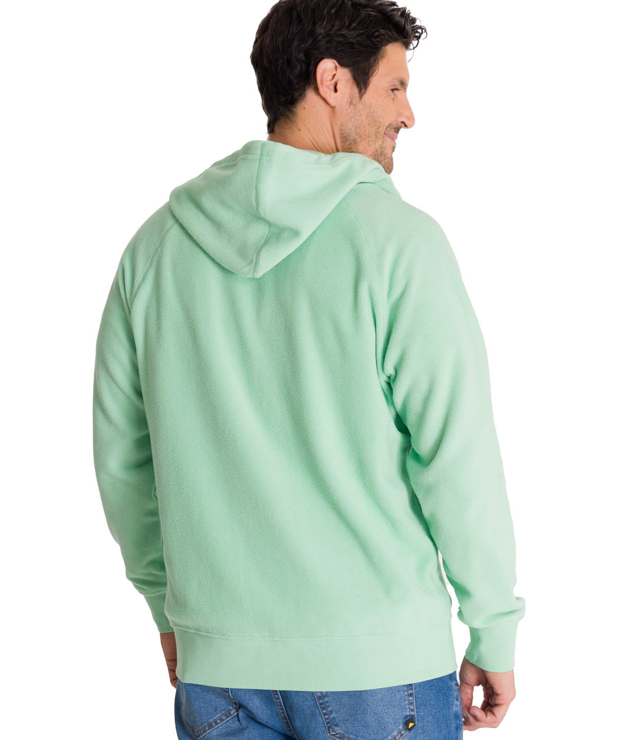 Polerón Unisex Microfleece Full Zip Verde CAT