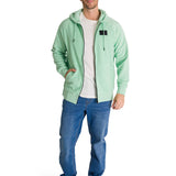 Polerón Unisex Microfleece Full Zip Verde CAT