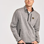 Polar Casual Hombre SWEATER FLEECE QUARTER ZIP JACKET Gris CAT
