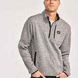 Polar Casual Hombre SWEATER FLEECE QUARTER ZIP JACKET Gris CAT
