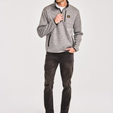 Polar Casual Hombre SWEATER FLEECE QUARTER ZIP JACKET Gris CAT