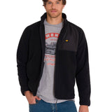 Polar Manga Larga Hombre Fleece Full Zip Negro Cat