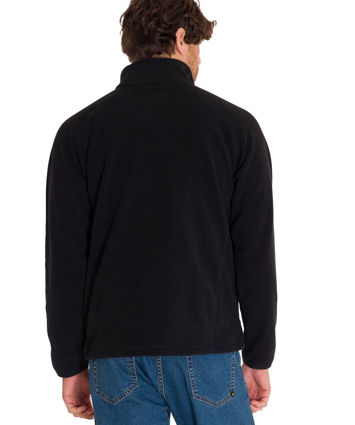 Polar Manga Larga Hombre Fleece Full Zip Negro Cat