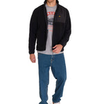 Polar Manga Larga Hombre Fleece Full Zip Negro Cat