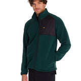 Polar Manga Larga Hombre Fleece Full Zip Verde Petróleo Cat