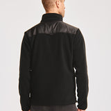 Polar Casual Hombre POLAR FLEECE UTILITY FULL ZIP JACKET Negro CAT