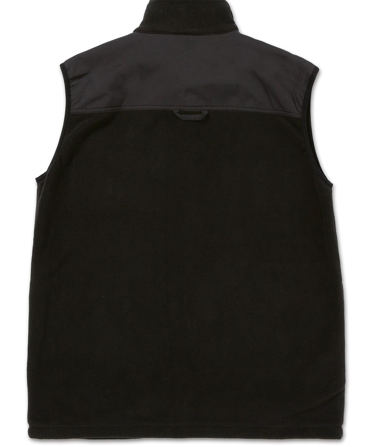 Polar Sin Mangas Hombre Polar Fleece Utility Full Zip Vest Negro Cat