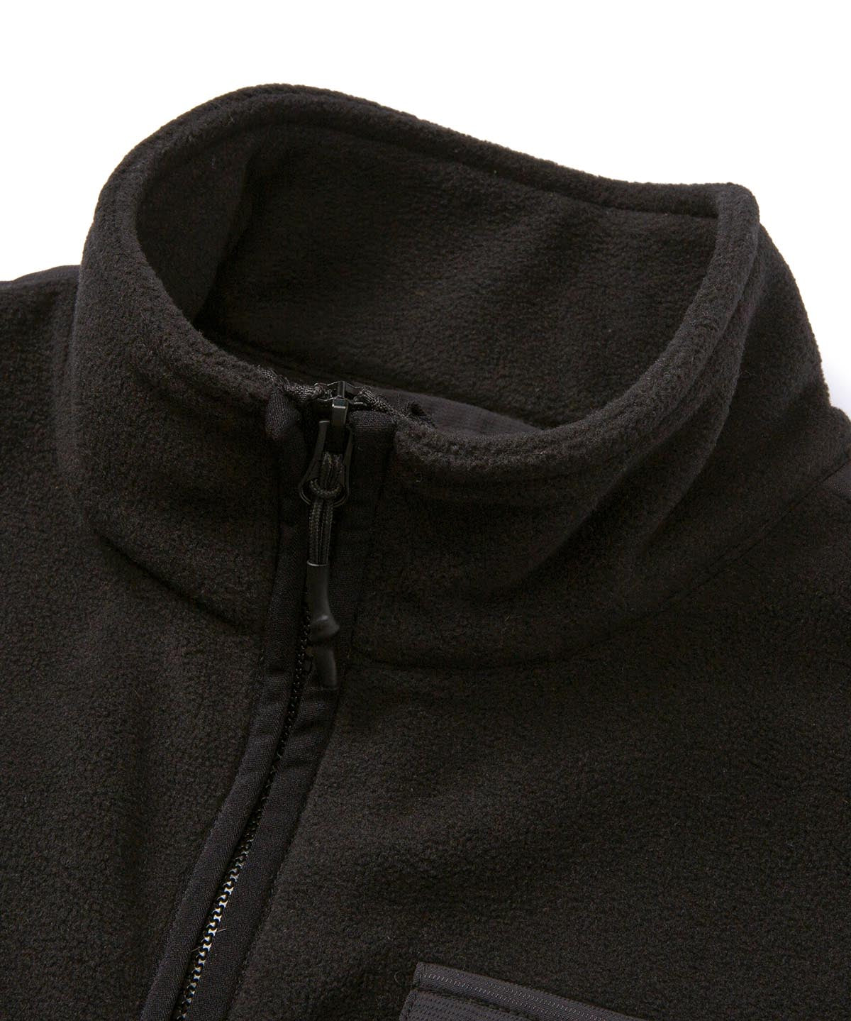 Polar Sin Mangas Hombre Polar Fleece Utility Full Zip Vest Negro Cat