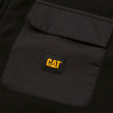 Polar Sin Mangas Hombre Polar Fleece Utility Full Zip Vest Negro Cat