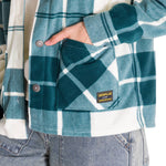 Chaqueta Manga Larga Mujer W Microfleece Shirt Verde Petróleo Cat