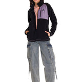 Polar Manga Larga Mujer W Fleece Utility Full Zip Lila Cat