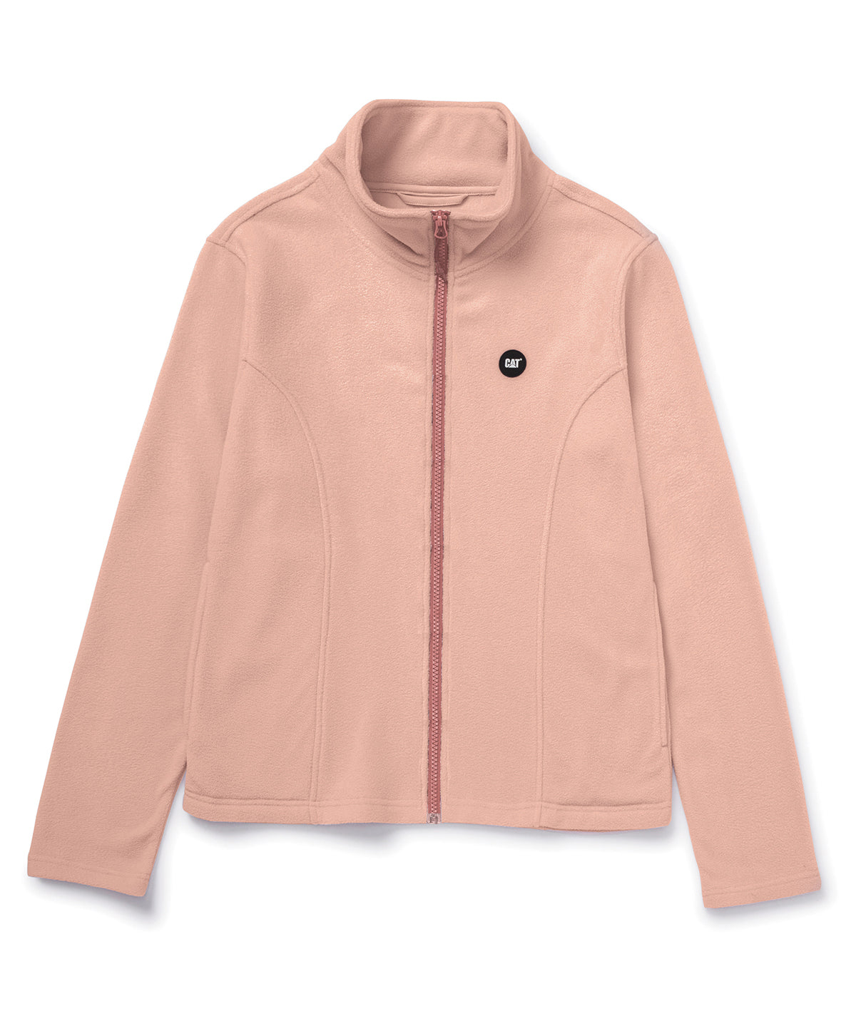 Polar Mujer Microfleece Full Zip Rosa Abstracto CAT