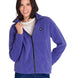Polar Manga Larga Mujer W Microfleece Full Zip Azul Cat