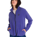 Polar Manga Larga Mujer W Microfleece Full Zip Azul Cat