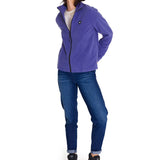 Polar Manga Larga Mujer W Microfleece Full Zip Azul Cat