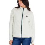 Polar Manga Larga Mujer W Microfleece Full Zip Oliva Claro Cat