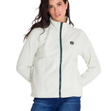 Polar Manga Larga Mujer W Microfleece Full Zip Oliva Claro Cat
