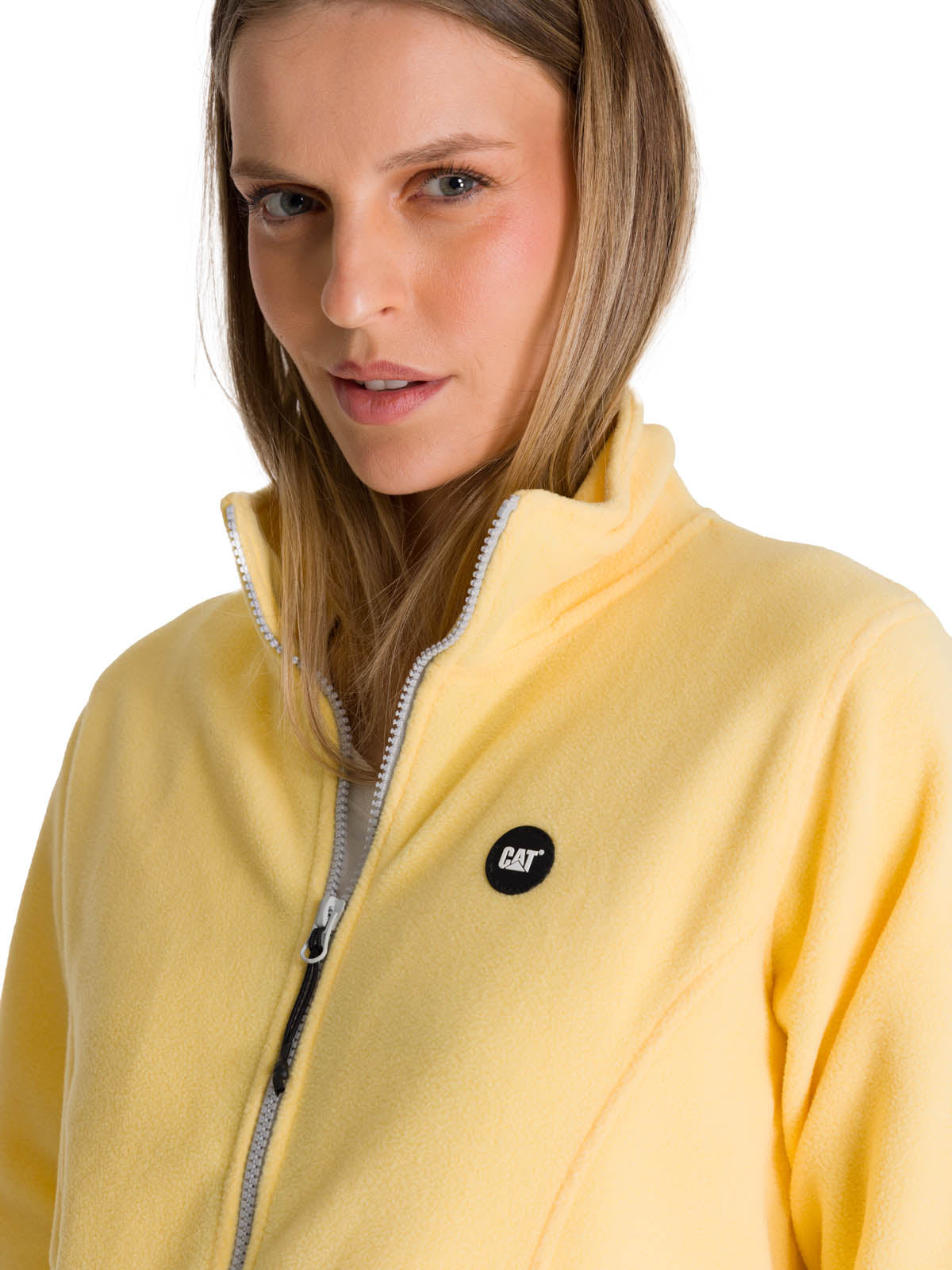 Polar Mujer Microfleece Full Zip Amarillo CAT