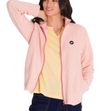 Polar Manga Larga Mujer W Microfleece Full Zip Palo Rosa Cat