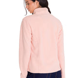 Polar Manga Larga Mujer W Microfleece Full Zip Palo Rosa Cat