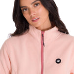 Polar Manga Larga Mujer W Microfleece Full Zip Palo Rosa Cat