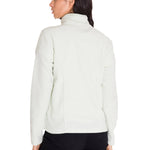 Polar Manga Larga Mujer W Microfleece Quarter Zip Pullover Oliva Claro Cat