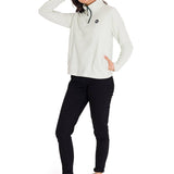 Polar Manga Larga Mujer W Microfleece Quarter Zip Pullover Oliva Claro Cat