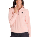 Polar M/Larga Mujer W Microfleece Quarter Zip Pullover Palo Rosa Cat