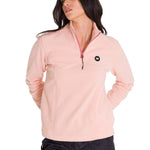 Polar M/Larga Mujer W Microfleece Quarter Zip Pullover Palo Rosa Cat