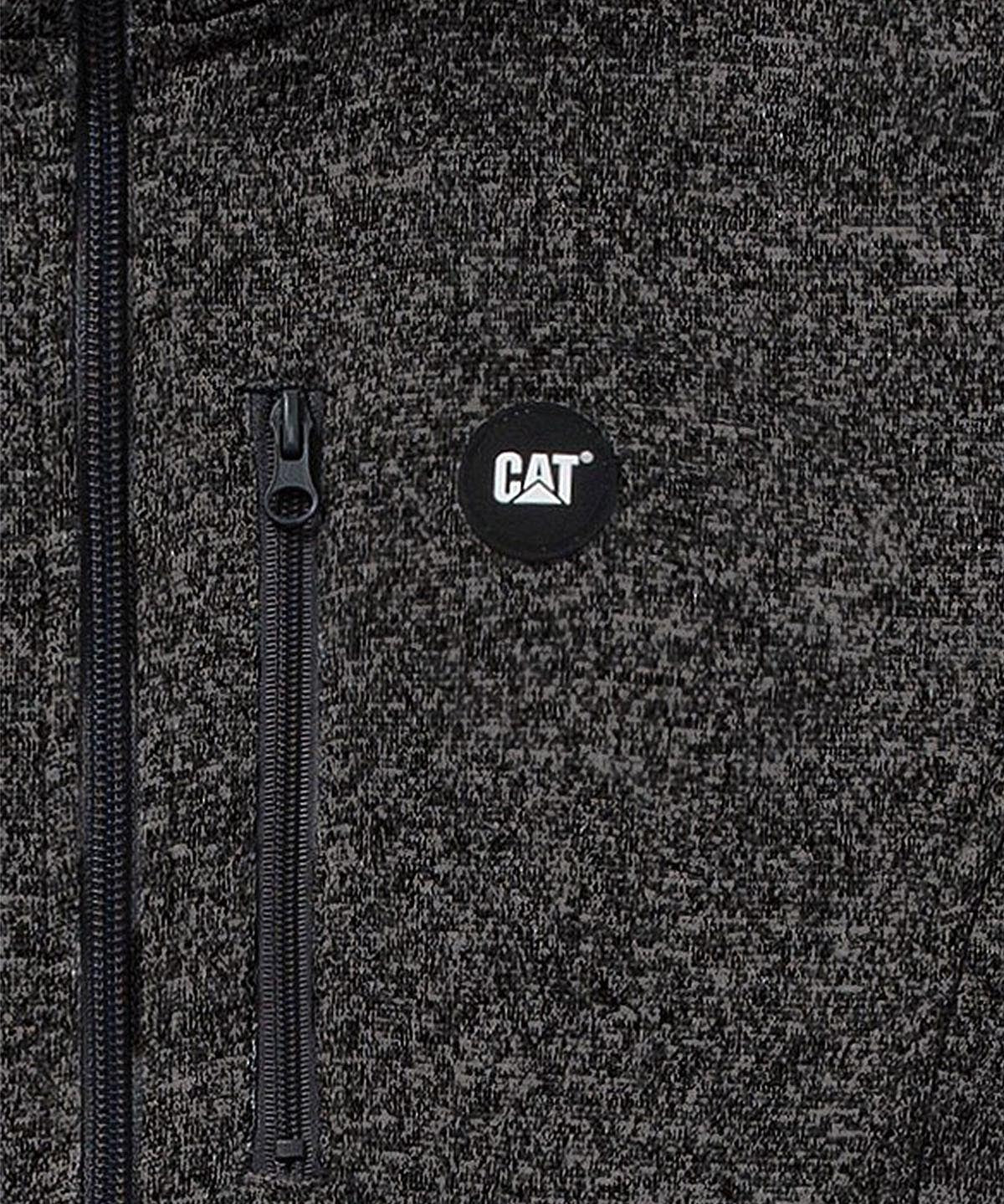 Polar Casual Mujer W SWEATER FLEECE FULL ZIP JACKET Negro CAT