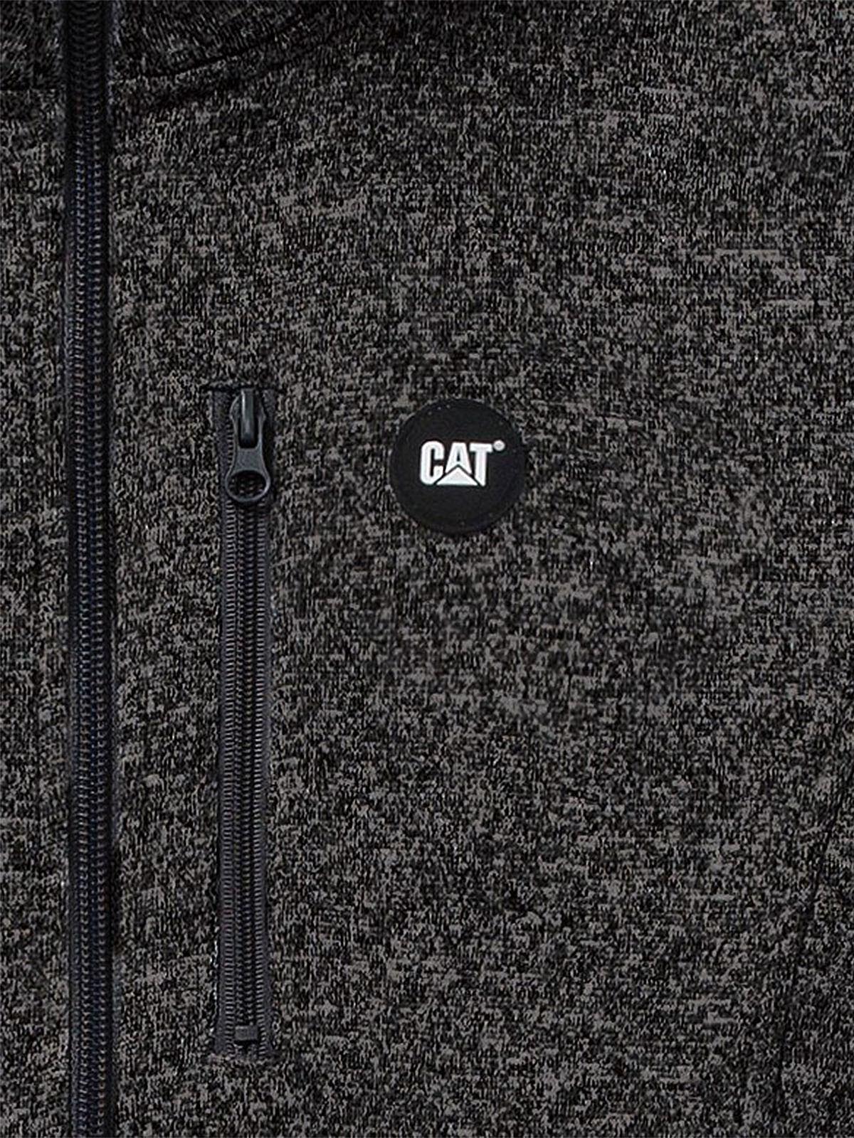 Polar Casual Mujer W SWEATER FLEECE FULL ZIP JACKET Negro CAT