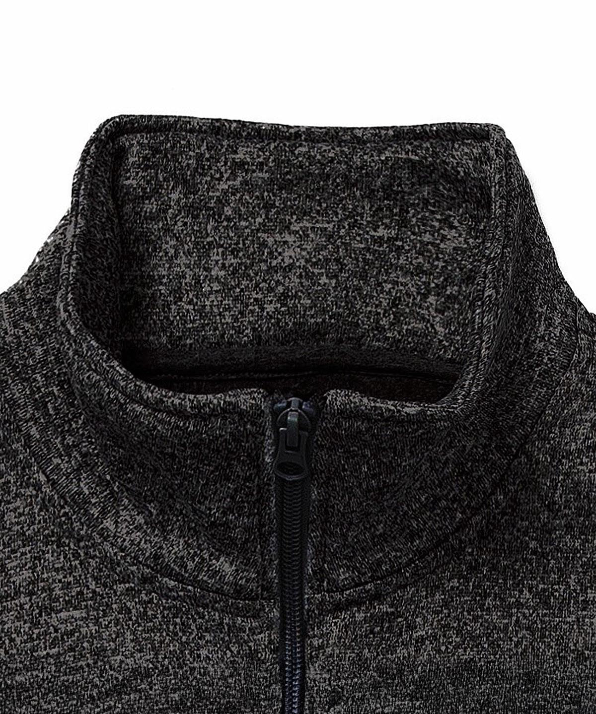 Polar Casual Mujer W SWEATER FLEECE FULL ZIP JACKET Negro CAT