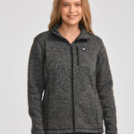 Polar Casual Mujer W SWEATER FLEECE FULL ZIP JACKET Gris CAT