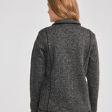 Polar Casual Mujer W SWEATER FLEECE FULL ZIP JACKET Gris CAT