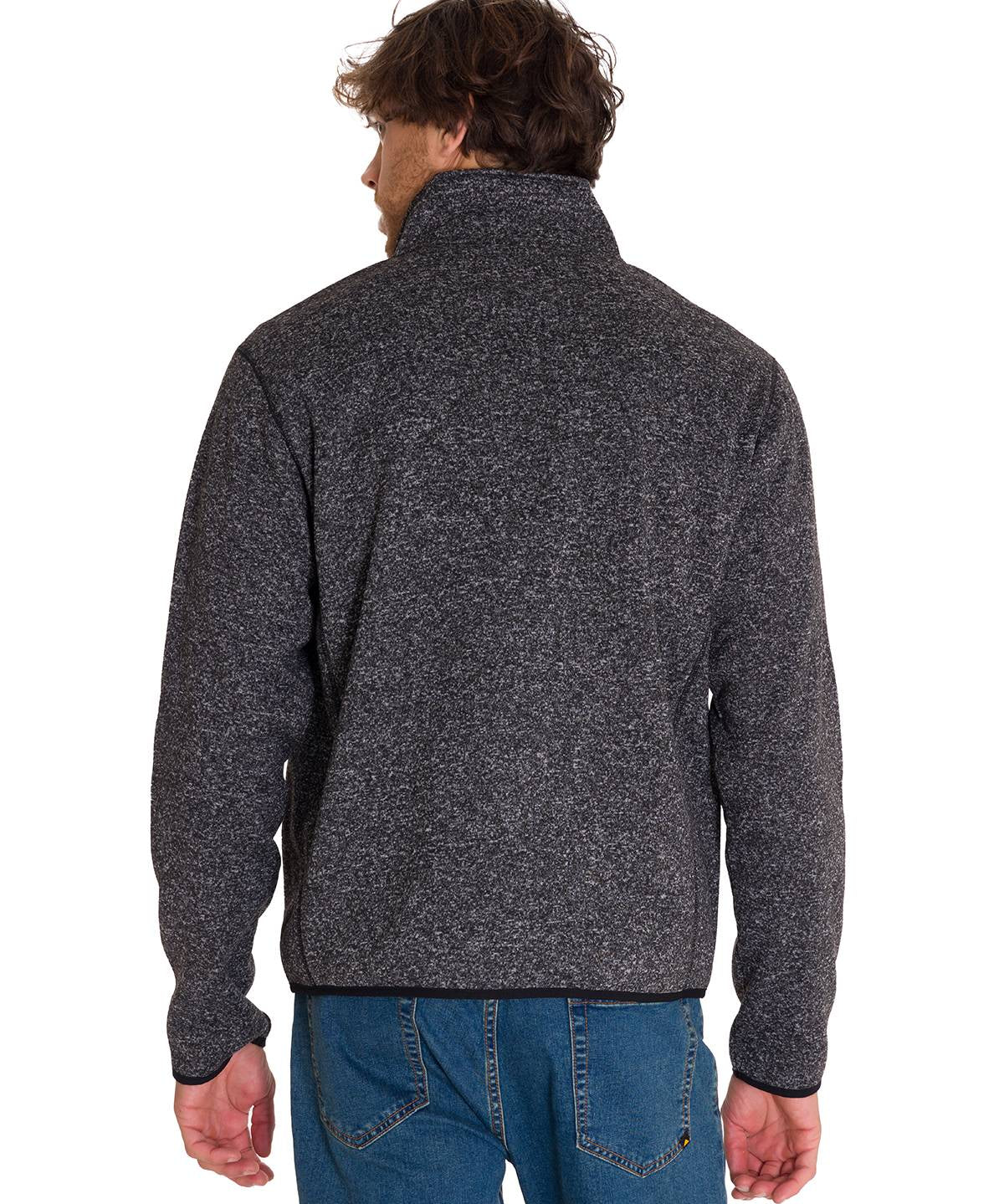 Polar Manga Larga Hombre Fleece Full Zip Grafito Cat