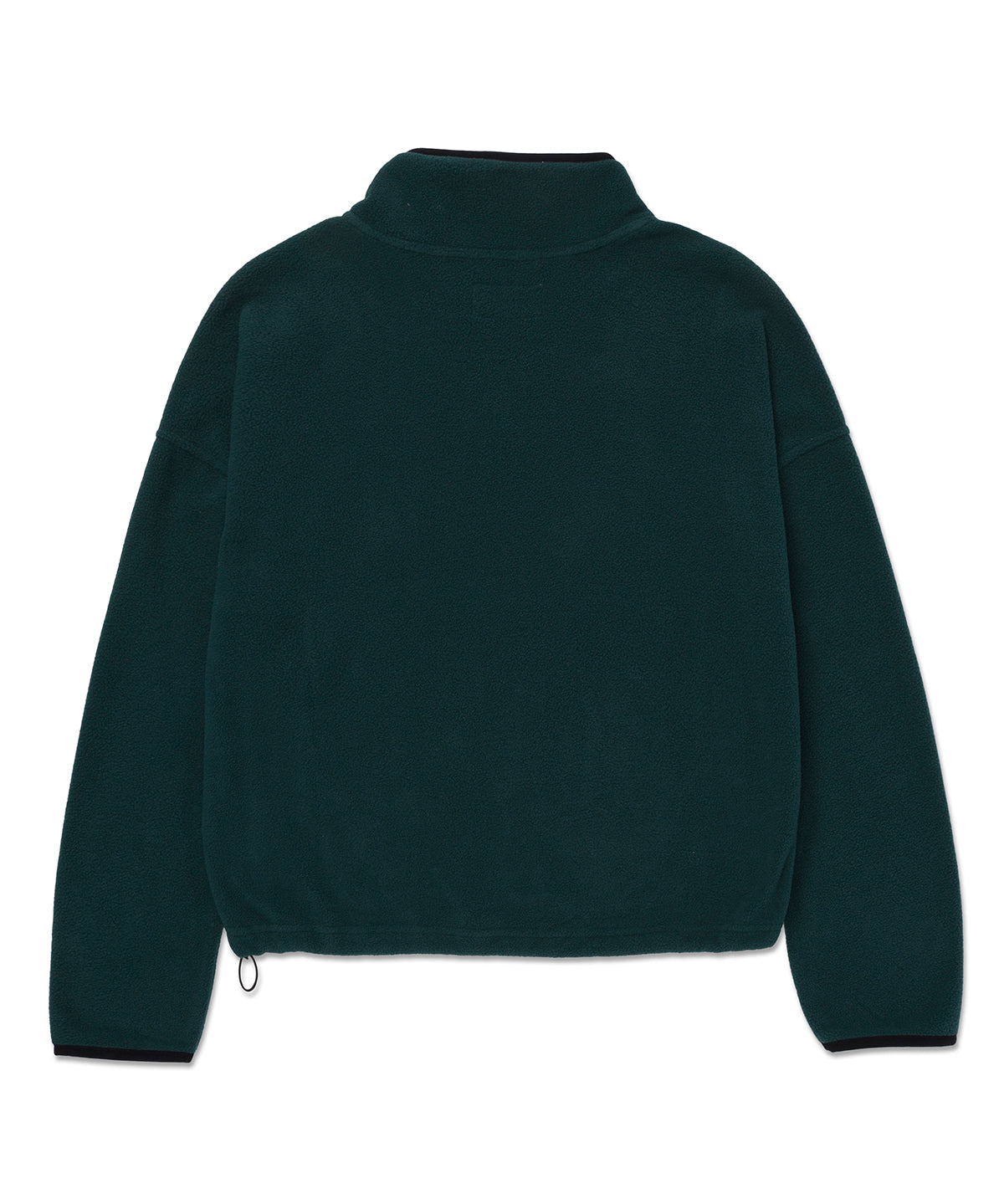 Polar Manga Larga Mujer BOXY OVERSIZED HALF ZIP Verde Petróleo Cat