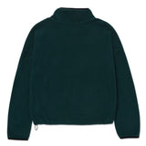 Polar Manga Larga Mujer BOXY OVERSIZED HALF ZIP Verde Petróleo Cat