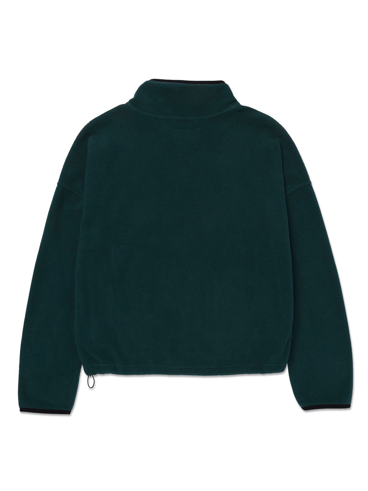 Polar Manga Larga Mujer BOXY OVERSIZED HALF ZIP Verde Petróleo Cat