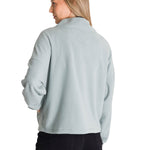 Polar Fleece Mujer Boxy Oversized Celeste CAT