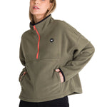 Polar Fleece Mujer Boxy Oversized Verde CAT