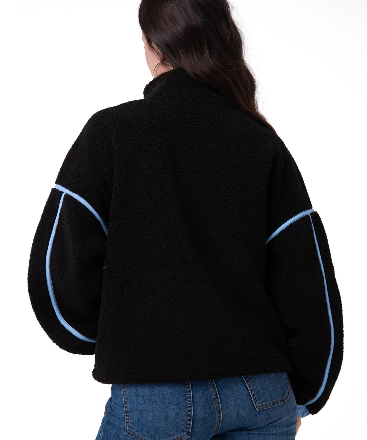 Polar Manga Larga Mujer RELAXED HALF ZIP Negro Cat