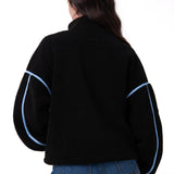 Polar Manga Larga Mujer RELAXED HALF ZIP Negro Cat